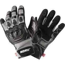 Noru Kiryu Vented Leather / Textile Gloves -Motorcycle Equipment Store 04 7403 2107 03 B