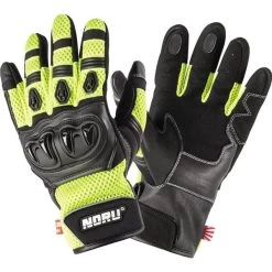 Noru Kiryu Vented Leather / Textile Gloves -Motorcycle Equipment Store 04 7403 2113 04 B