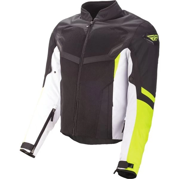 Fly Racing Airraid Hi-Viz Vented Textile Jacket 3 Fly Racing Airraid Hi-Viz Vented Textile Jacket