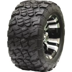 Ocelot 10x7, 4 / 4, 3+4 D118 Golf Cart Wheel And Ocelot 18x9-10 Aurora GT Tire Kit