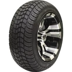 Ocelot 12x7, 4 / 4, 3+4 D118 Golf Cart Wheel And TG 225 / 35-12 GF04 Kit